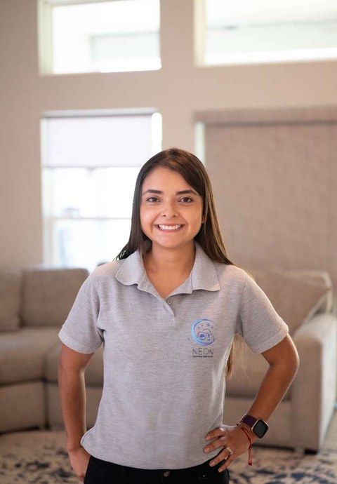 Diana Ospina, CEO of Neon Cleaning Services